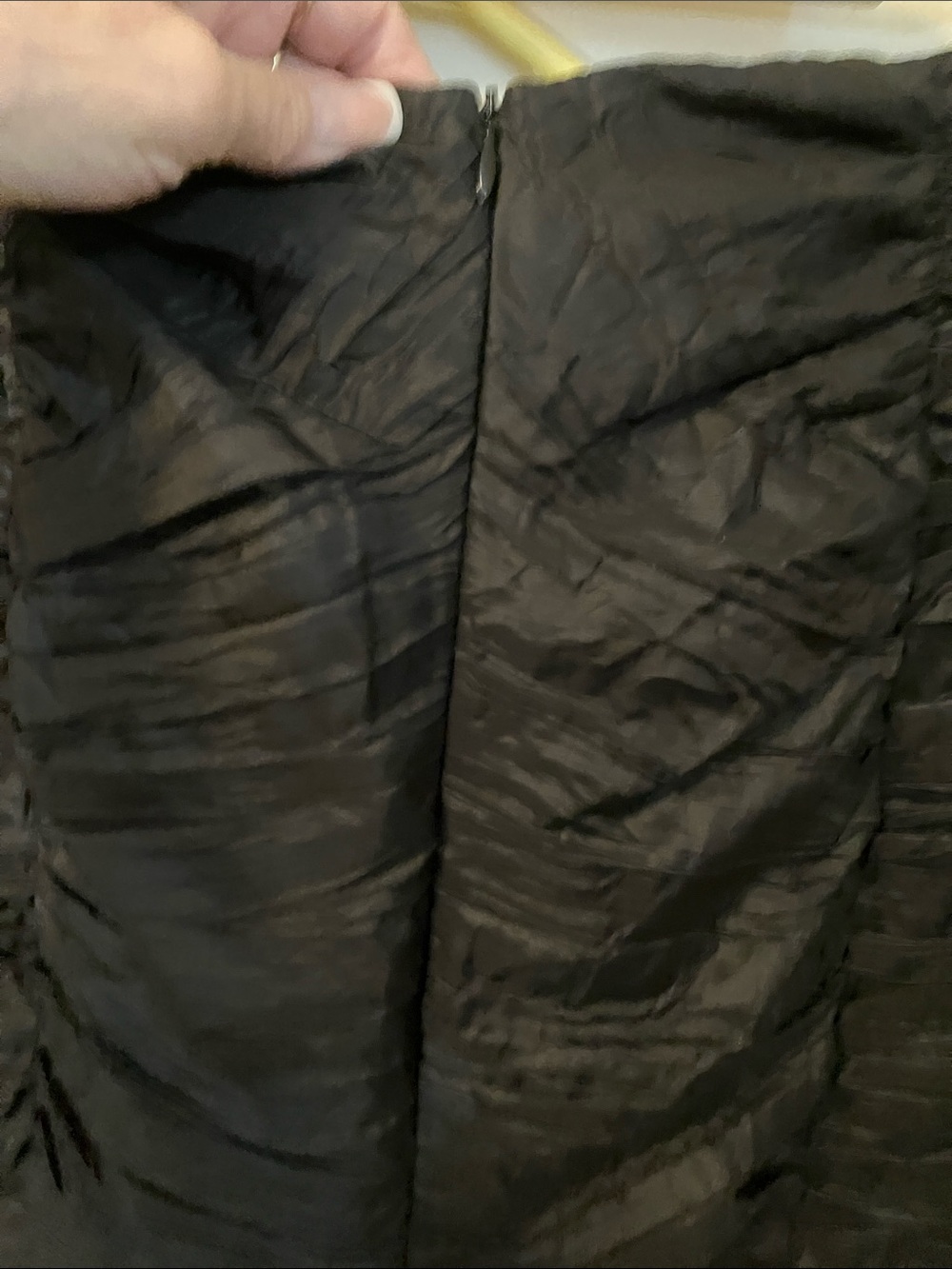 Black Ruffle-Trim Skirt - Picture 2 of 6